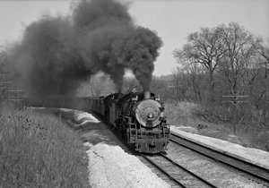 train photo by Wallace Abbey