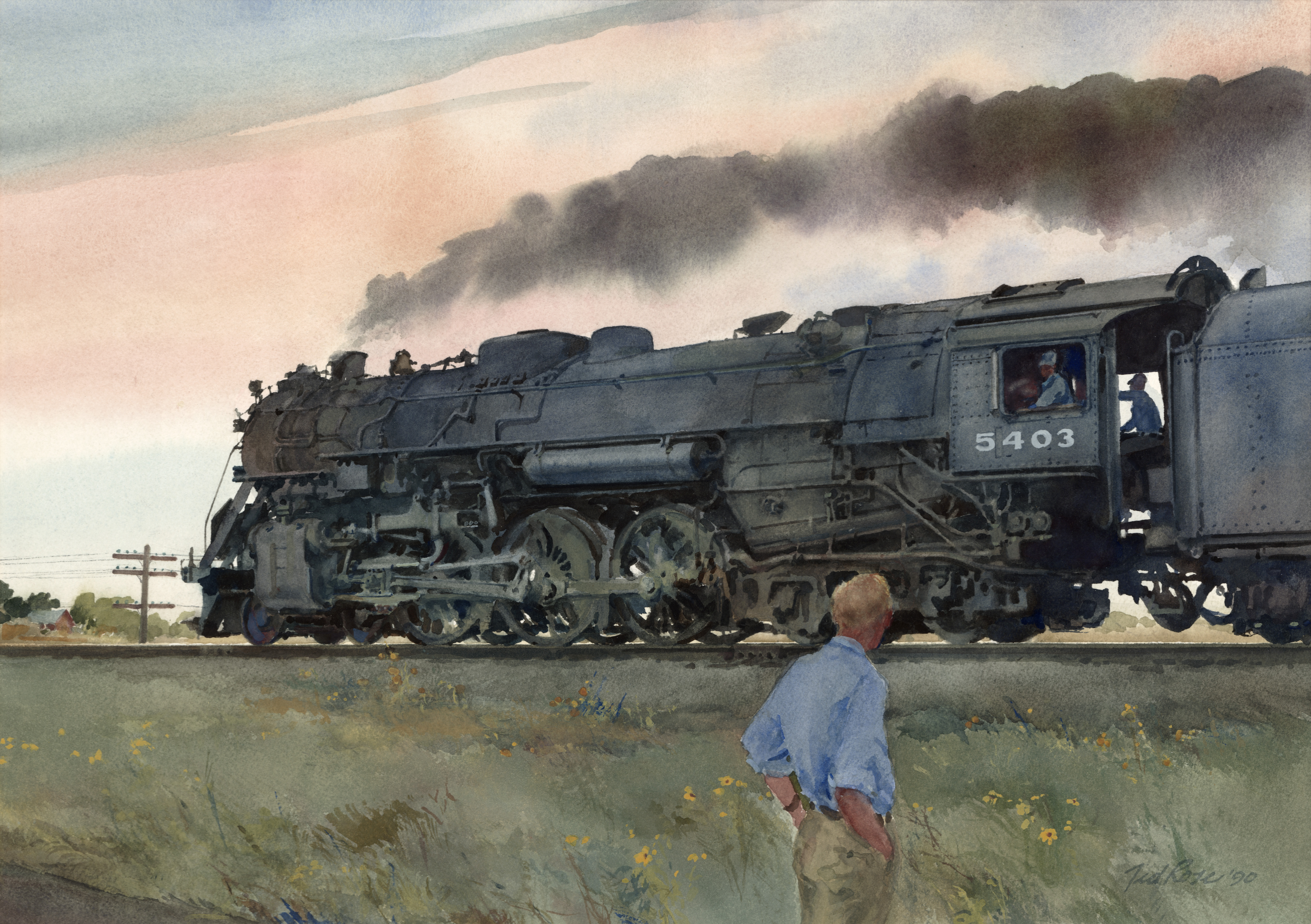 train painting